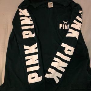 vs pink long sleeve shirt